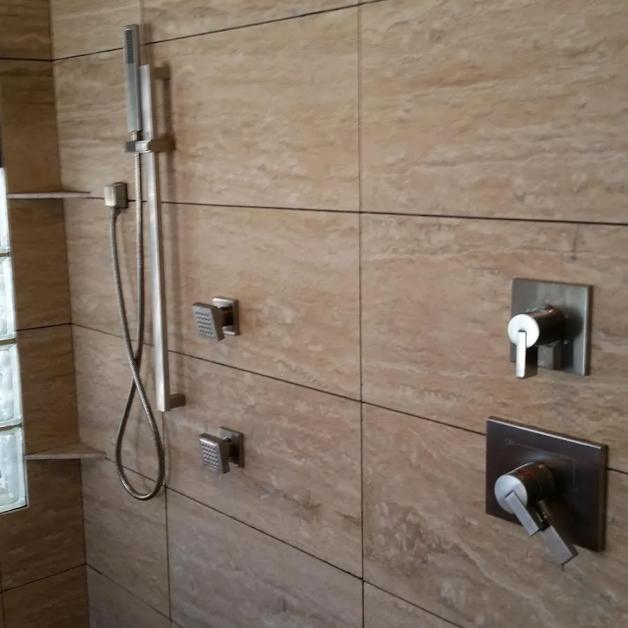 Shower fixture installation for Water Heater Installation in Brandon